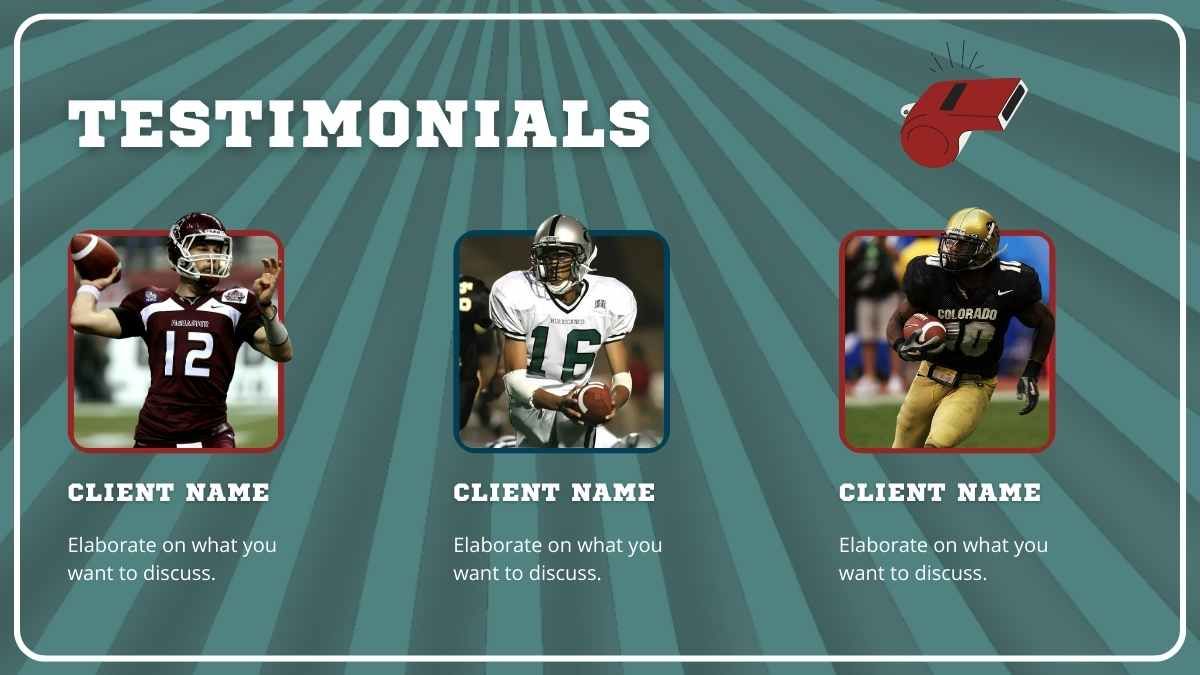 Retro American Football Championship - slide 12