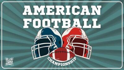 Slides Carnival Google Slides and PowerPoint Template Retro American Football Championship 2