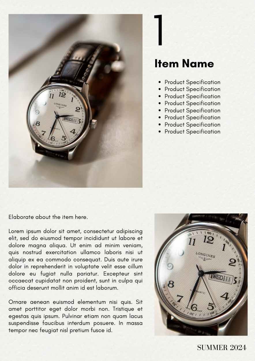 Retro Elegant Vintage Collection Catalog - slide 4