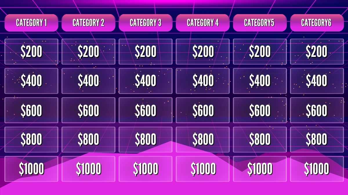 Retro Interactive Jeopardy - slide 4