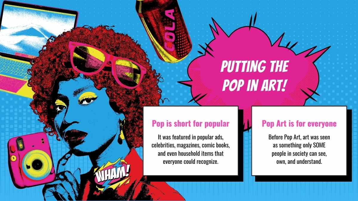 Retro Introduction to Pop Art Lesson - slide 9