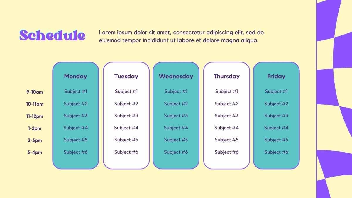 Retro Music Subject Lesson Plan Slides - slide 10