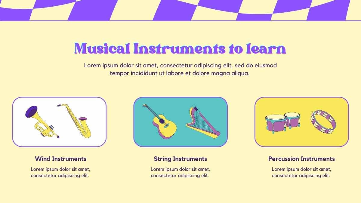 Retro Music Subject Lesson Plan Slides - slide 6