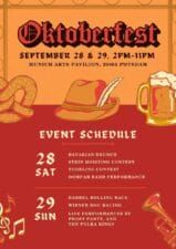 Slides Carnival Google Slides and PowerPoint Template Retro Oktoberfest Event Schedules 1