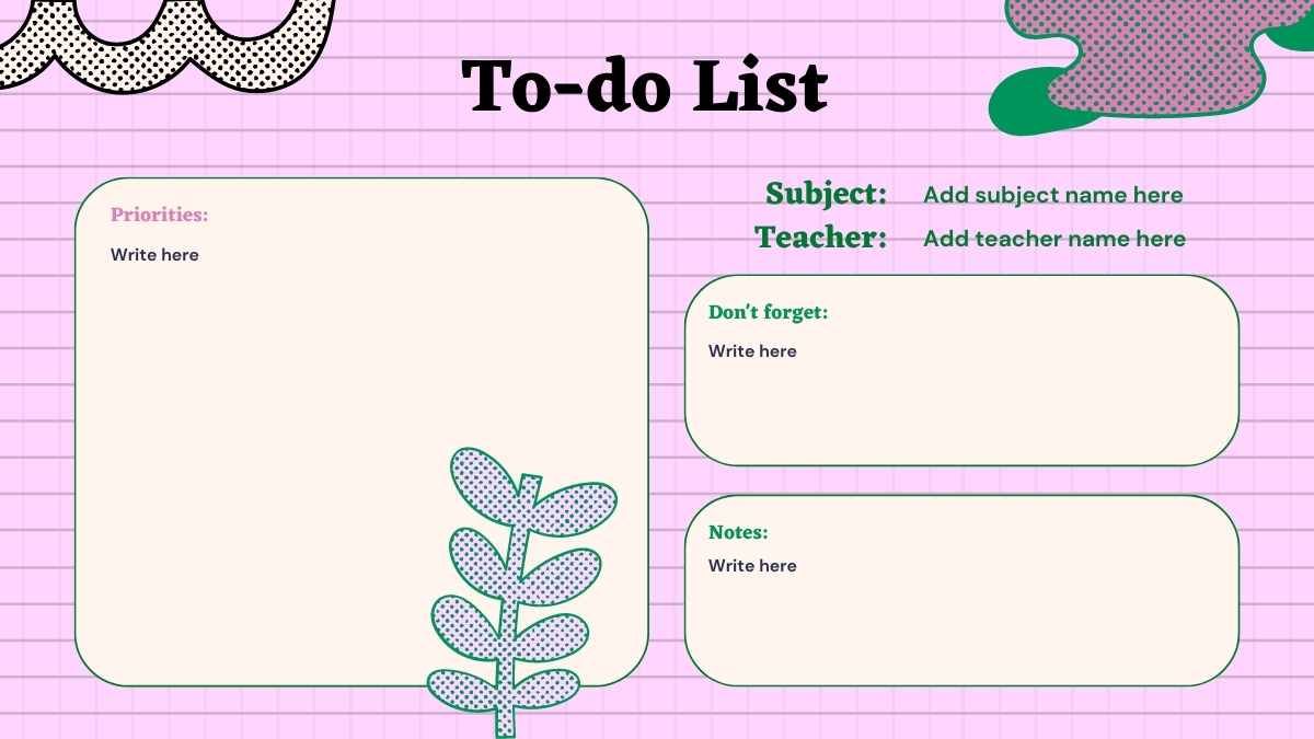 Pink Online Learning Planner Slides - slide 6