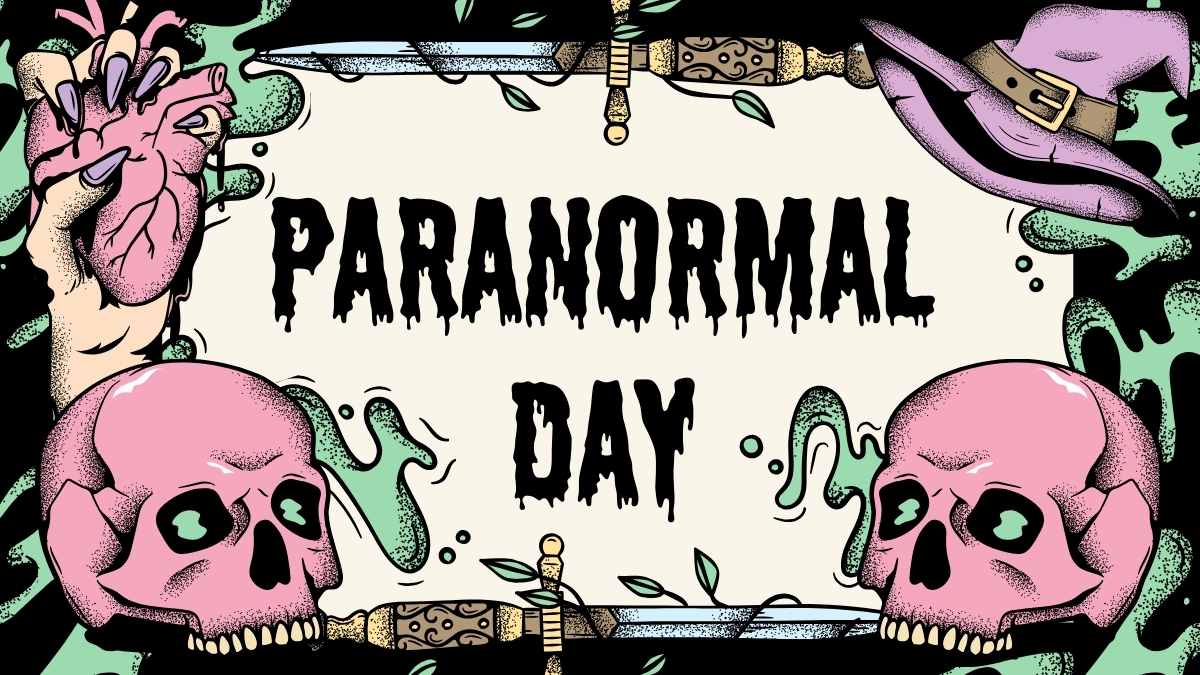 Retro Paranormal Day Slides - slide 1