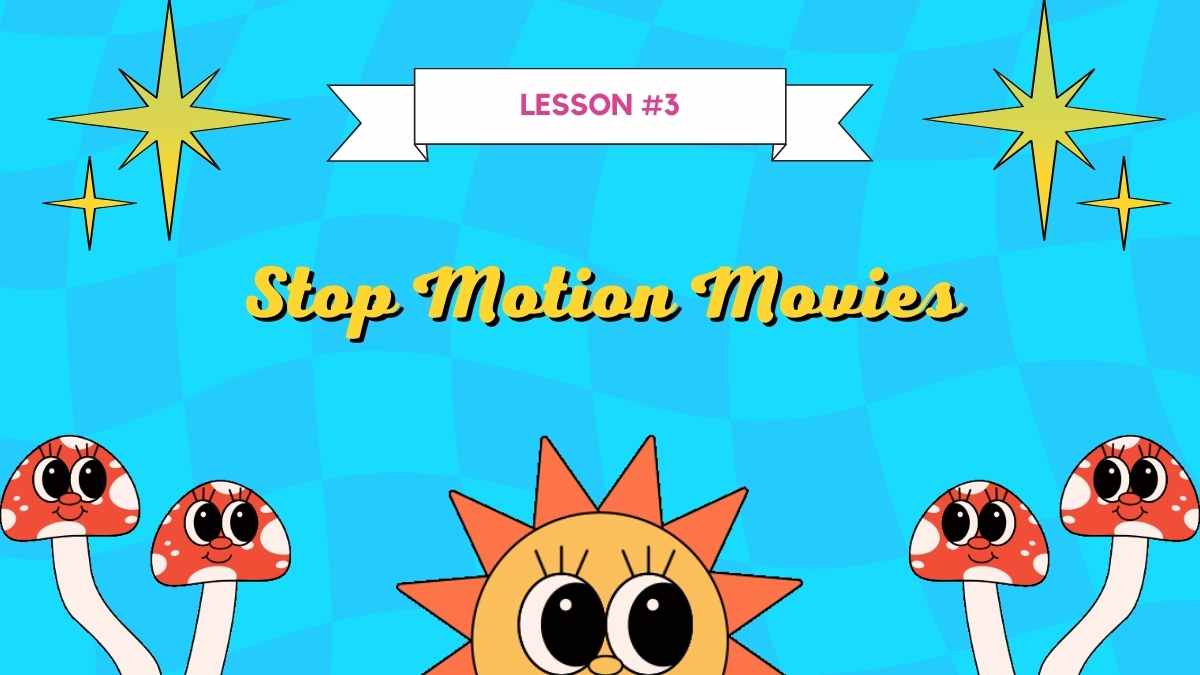 Retro Stop Motion Animation Lesson - slide 13