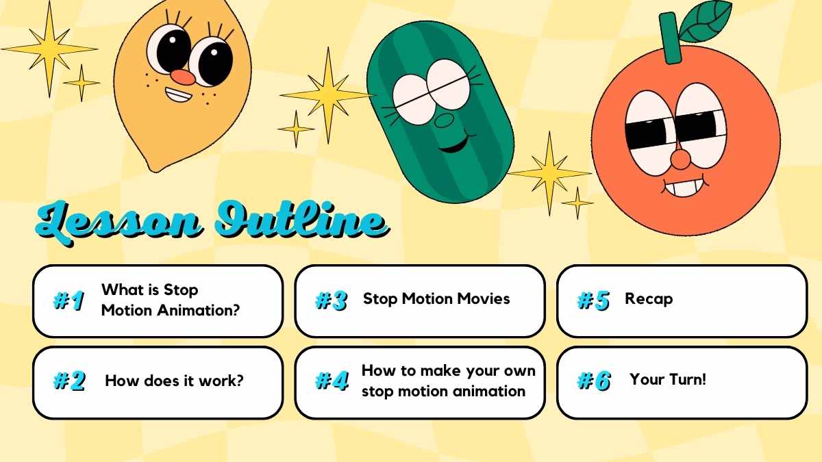 Retro Stop Motion Animation Lesson - slide 5