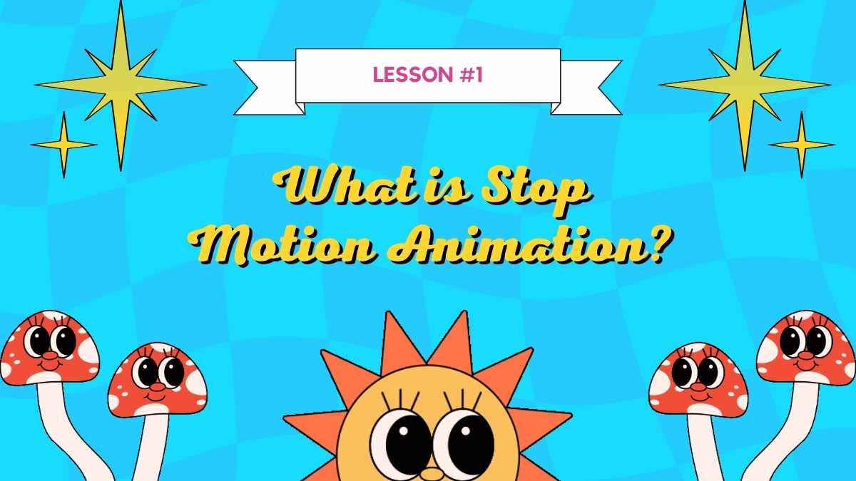 Retro Stop Motion Animation Lesson - slide 8