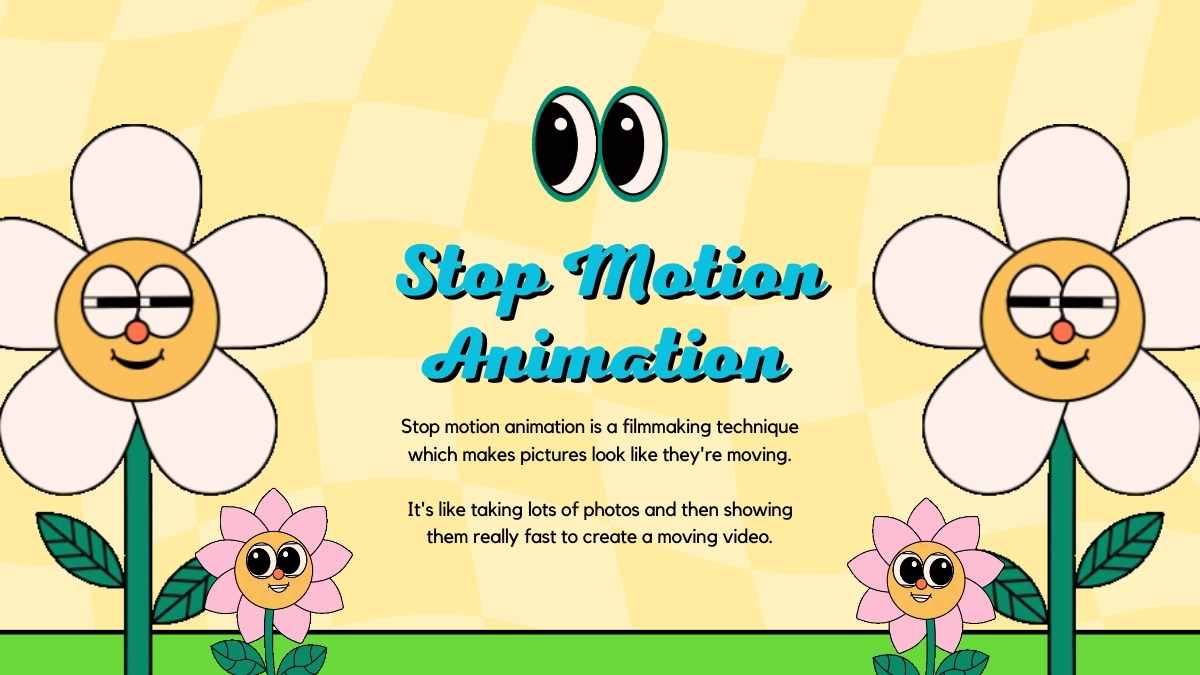 Retro Stop Motion Animation Lesson - slide 9