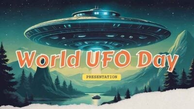 Slides Carnival Google Slides and PowerPoint Template Retro World UFO Day Minitheme 1