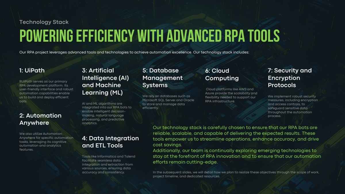 Plantillas para Propuesta de Proyecto de Automatización Robótica de Procesos (RPA) - diapositiva 14