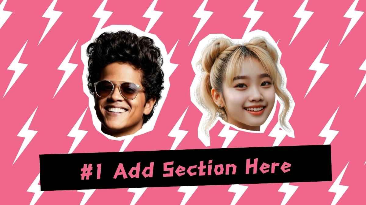 Rosé – Bruno Mars APT Inspired Background Slides - slide 6