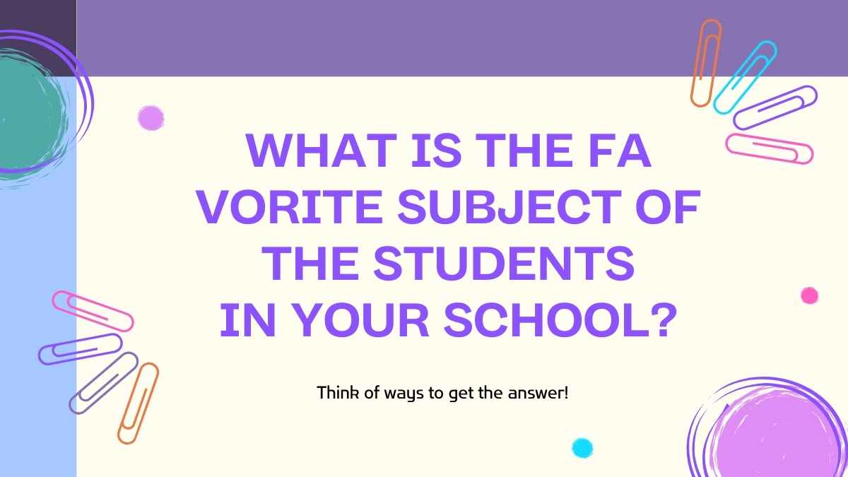 Sampling and Representing Data Lesson for High School - slide 3