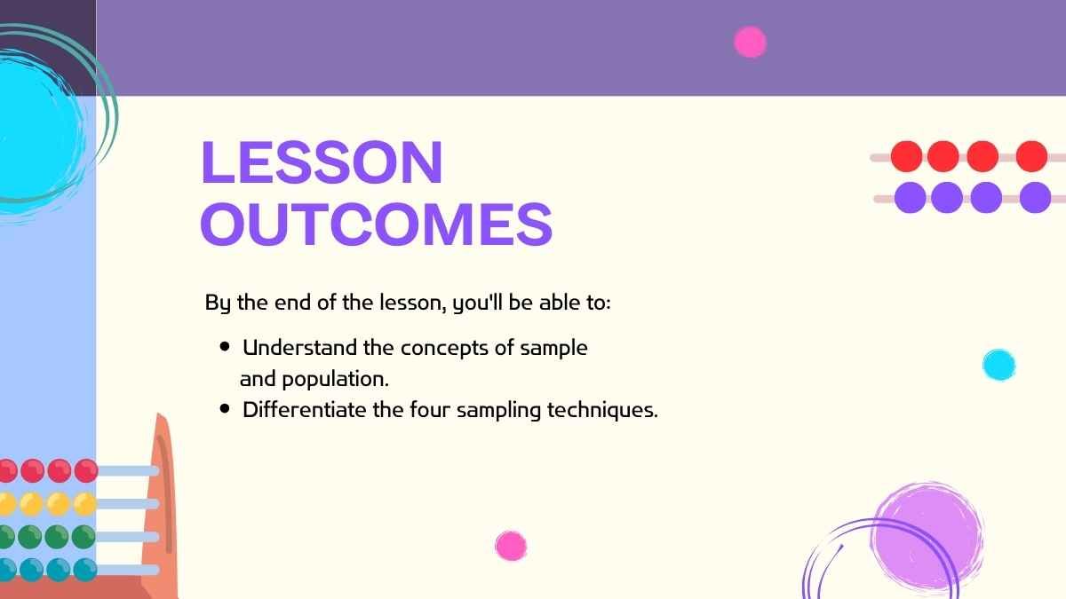 Sampling and Representing Data Lesson for High School - diapositiva 4