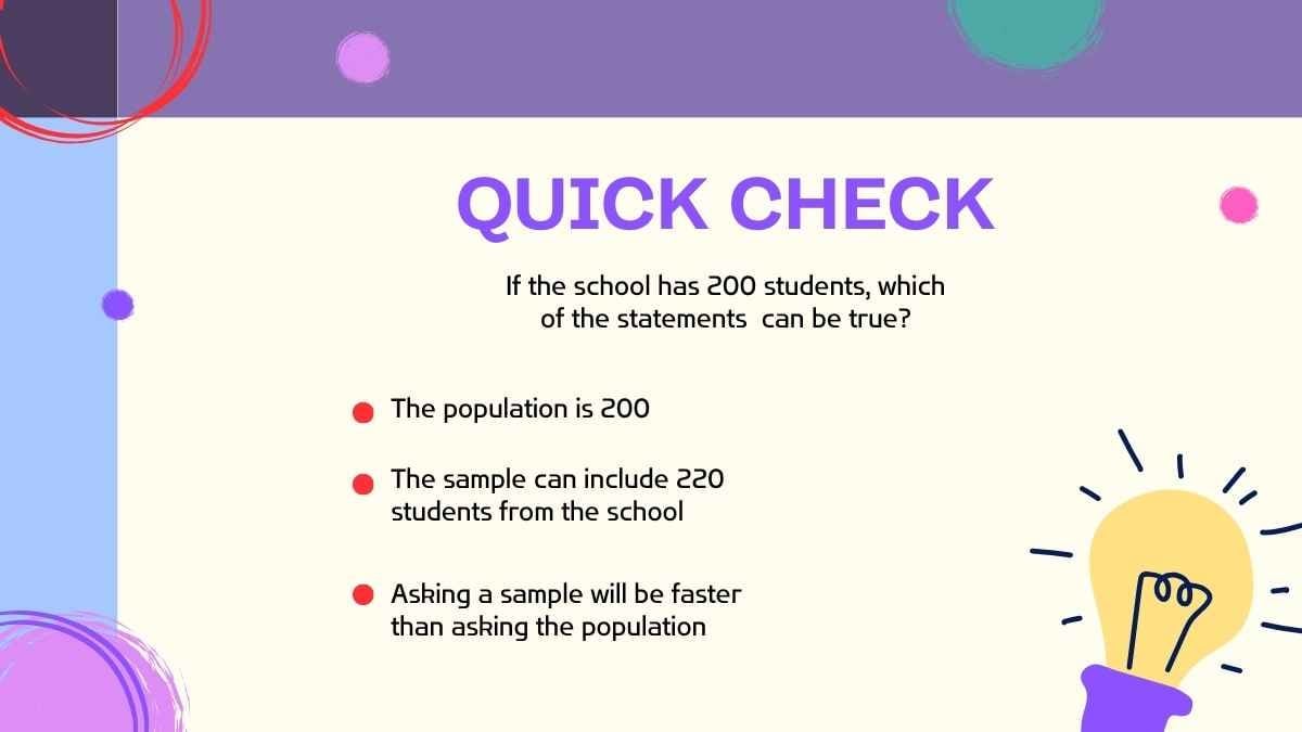 Sampling and Representing Data Lesson for High School - slide 6