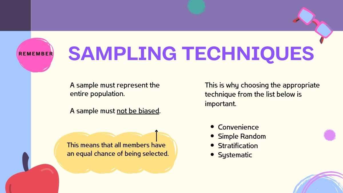 Sampling and Representing Data Lesson for High School - diapositiva 8