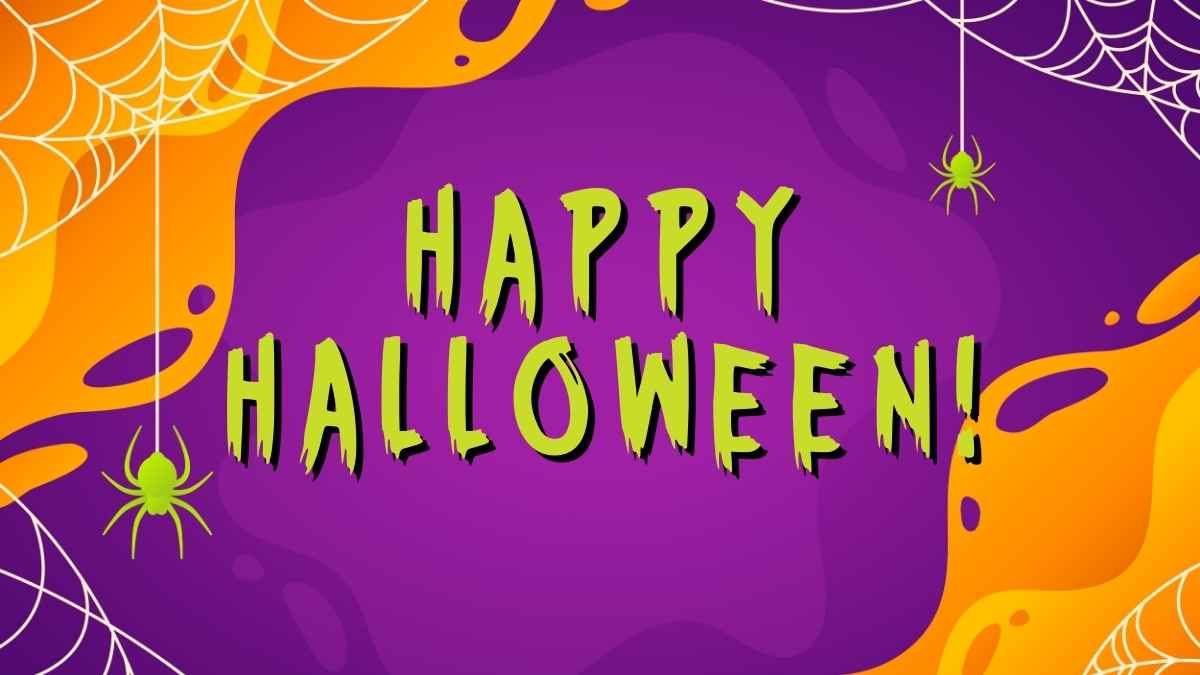 Scary Halloween Background Slides - slide 11