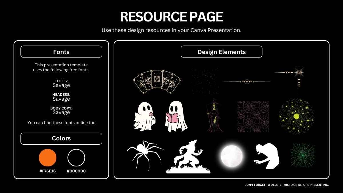 Scary Halloween Background Slides - slide 14