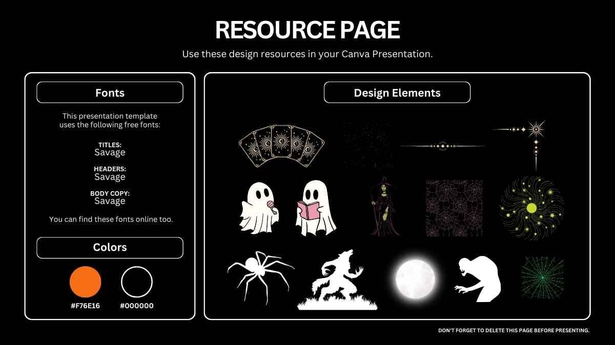 Scary Halloween Background Slides - slide 14