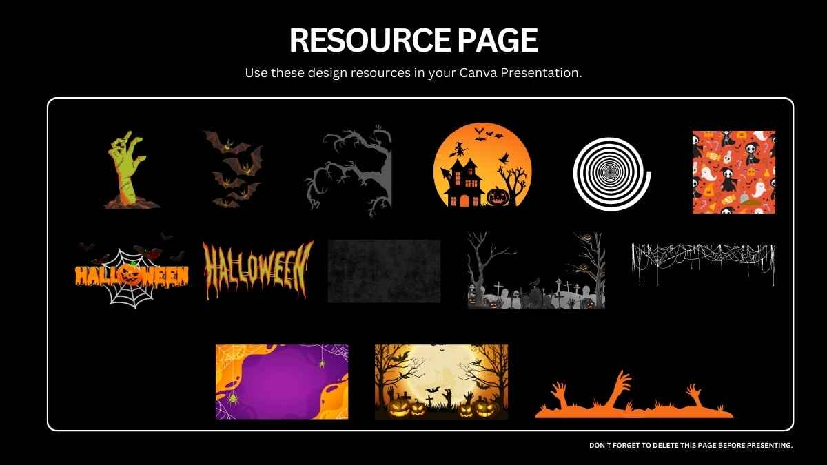 Scary Halloween Background Slides - slide 15