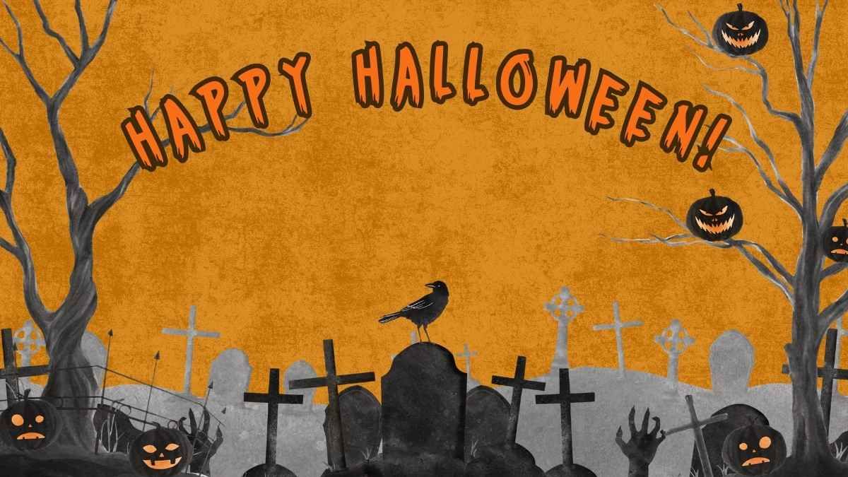 Scary Halloween Background Slides - slide 6