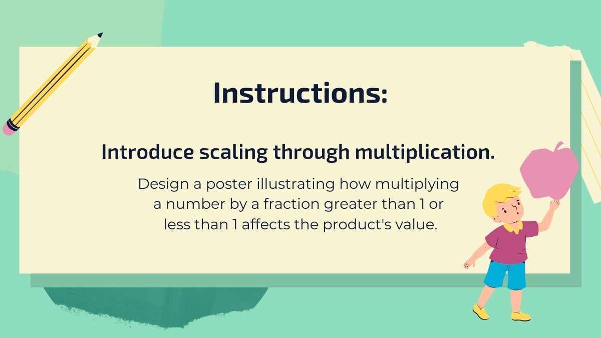 Scrapbook Multiplication as Scaling Lesson for Middle School - slide 15