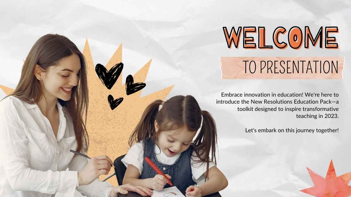 Plantillas del Paquete Educativo de Nuevos Propósitos de Scrapbook - diapositiva 5