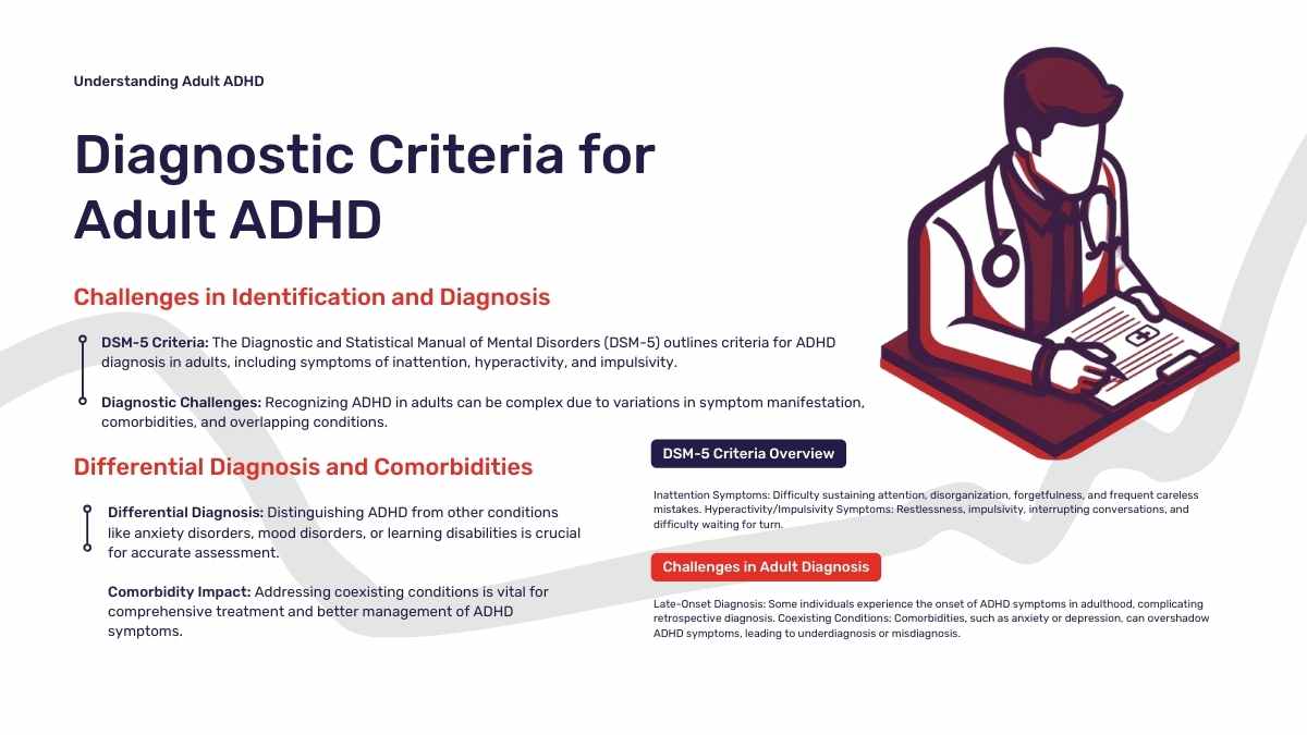 성인기 논문 방어의 낙서 ADHD - 슬라이드 8