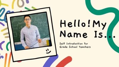 Scribble Self Introduction for Grade School Teachers Slides