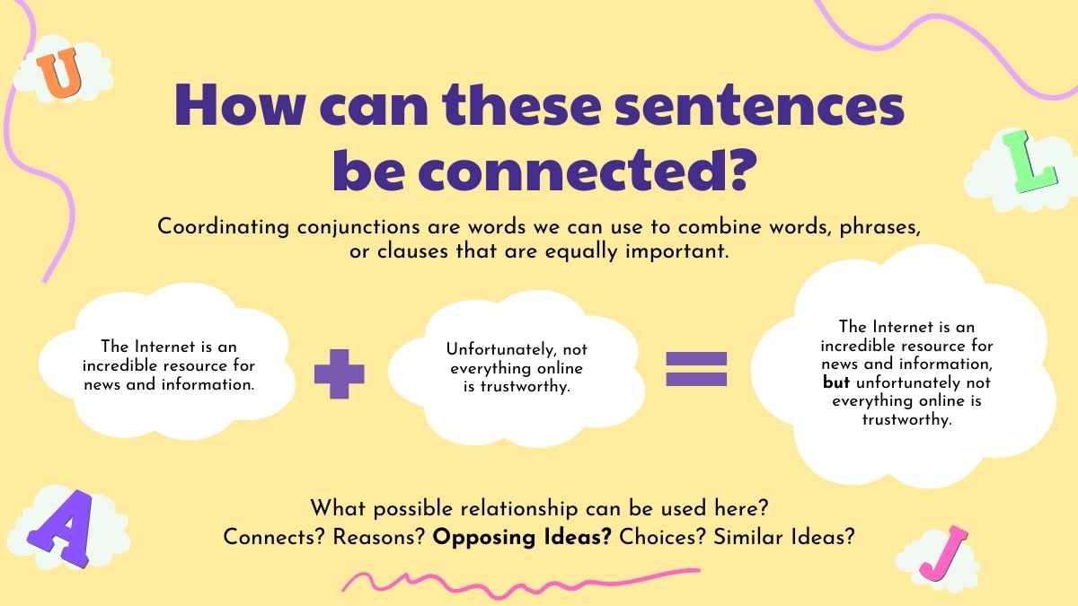 Sentence Craft and Combining Sentences Lesson for Middle School - slide 7