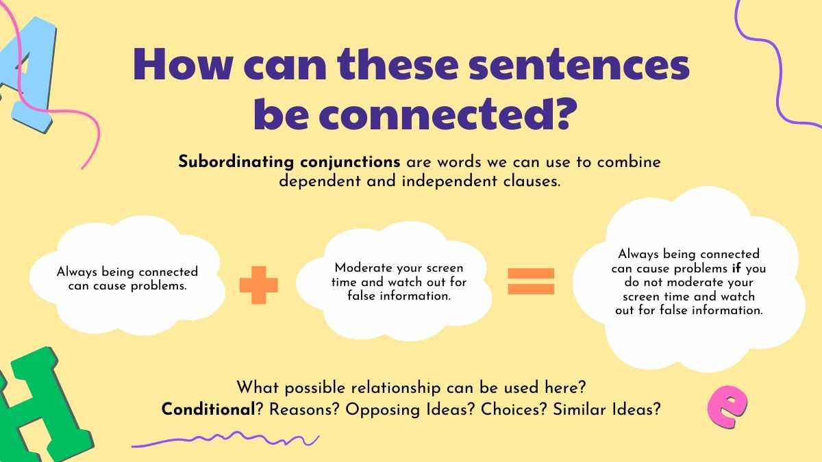 Sentence Craft and Combining Sentences Lesson for Middle School - slide 5