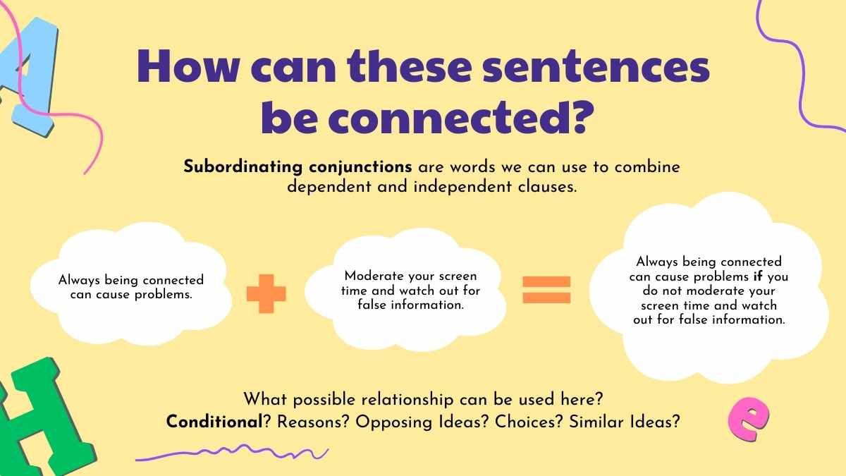 Sentence Craft and Combining Sentences Lesson for Middle School - diapositiva 5