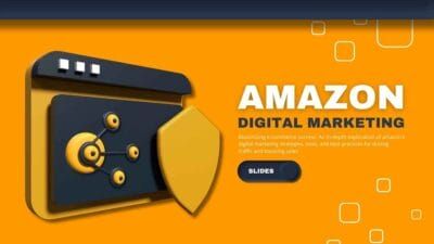 Slides Carnival Google Slides and PowerPoint Template Simple 3D Amazon Digital Marketing Slides 2