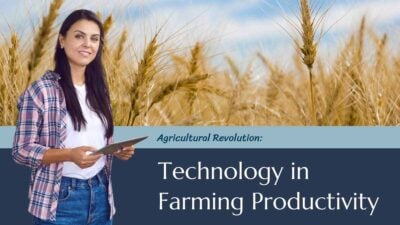 Simple Agricultural Revolution: Technology in Farming Productivity Slides