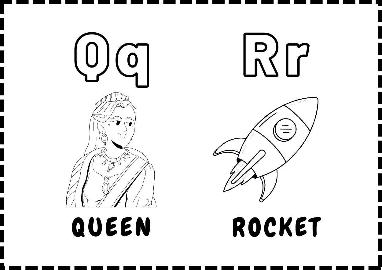 Alphabet Coloring Book - slide 10