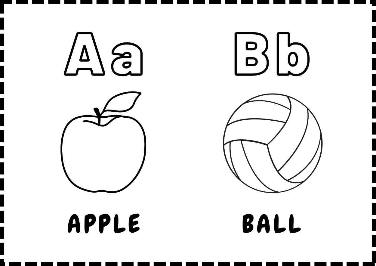 Alphabet Coloring Book - slide 2