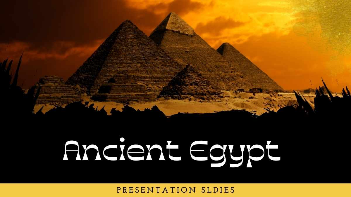 Simple Ancient Egypt Business Slides - slide 1