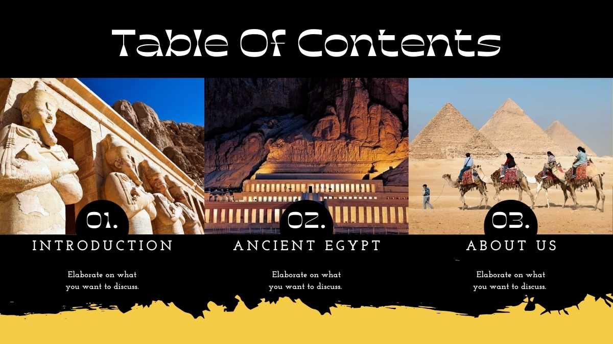 Simple Ancient Egypt Business Slides - slide 2