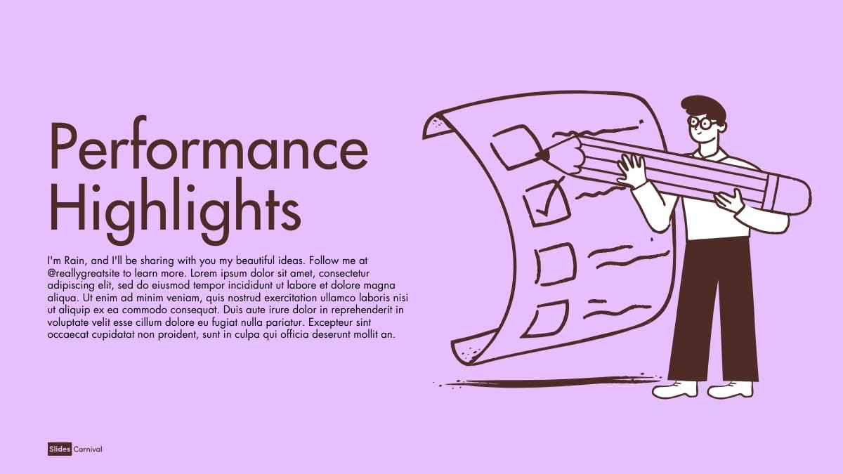 Simple Animated Performance Review Slides - slide 12