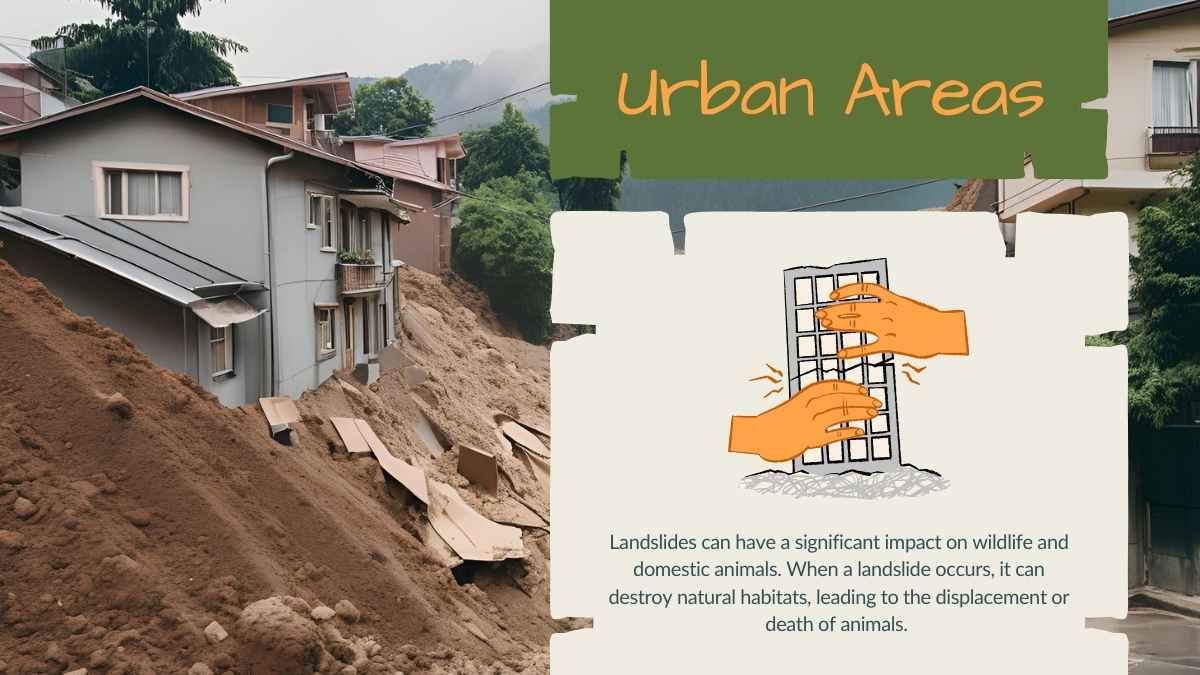 Simple Biology Subject for High School: Natural Disasters – Landslide - slide 11