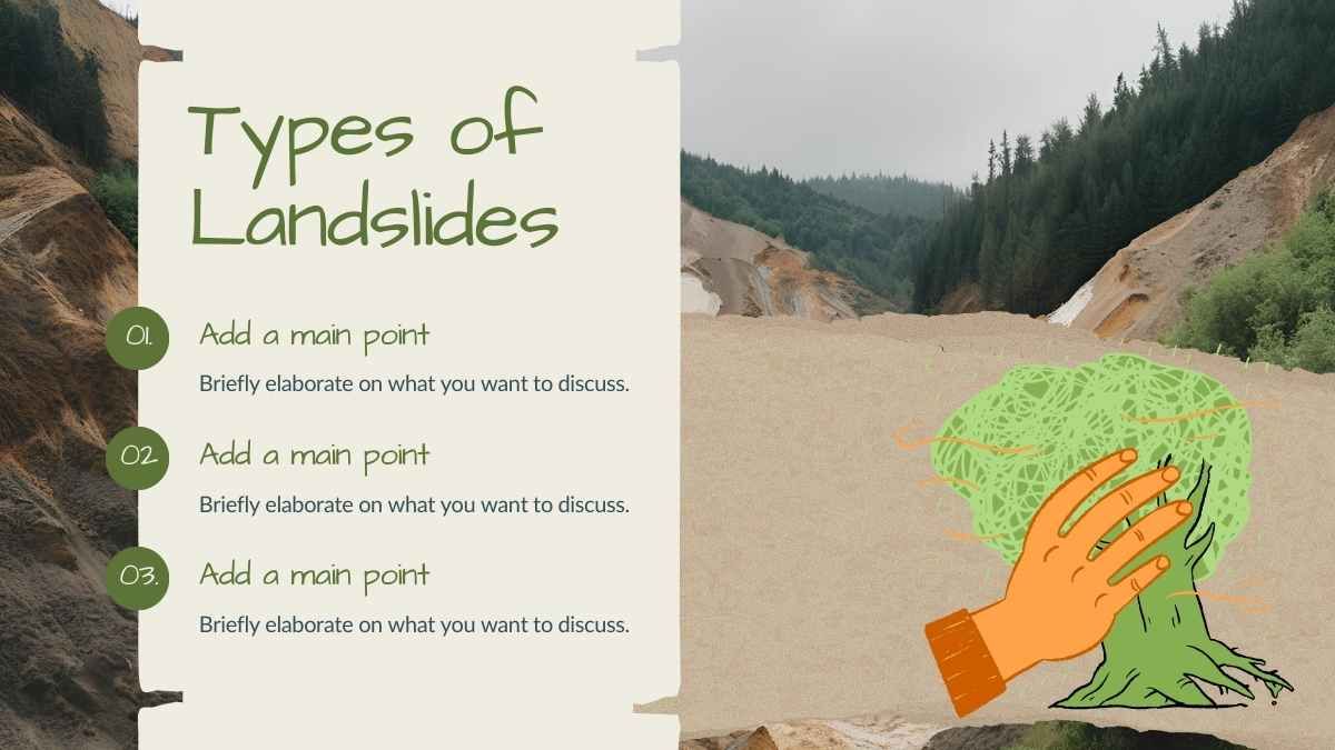 Simple Biology Subject for High School: Natural Disasters – Landslide - slide 5