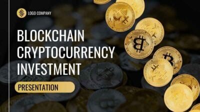 Simple Blockchain Cryptocurrency Investment Slides