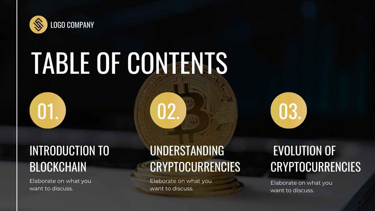 Simple Blockchain Cryptocurrency Investment Slides - slide 2