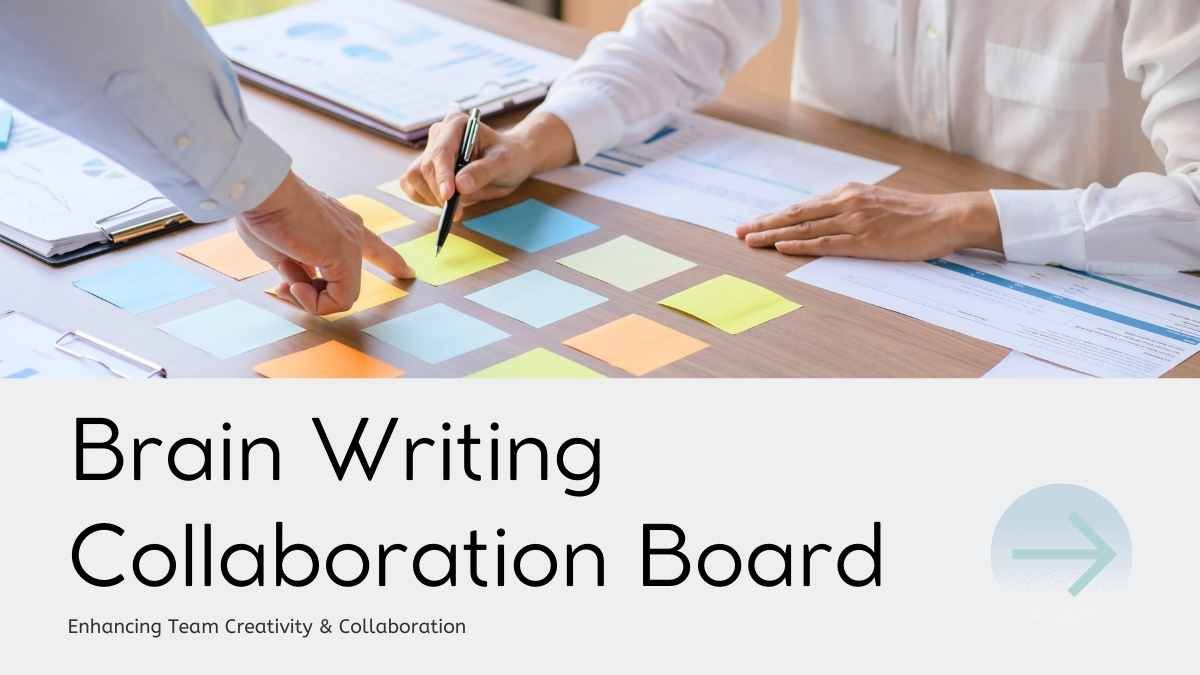 Simple Brain Writing Collaboration Board - diapositiva 1