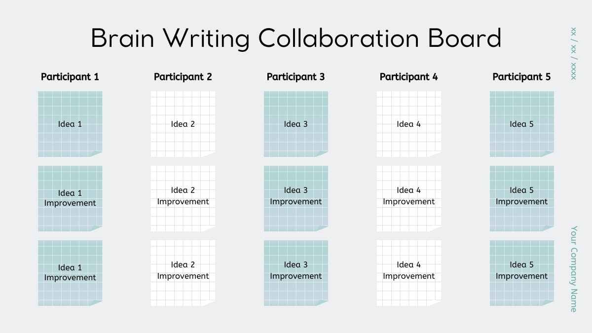 Simple Brain Writing Collaboration Board - slide 8