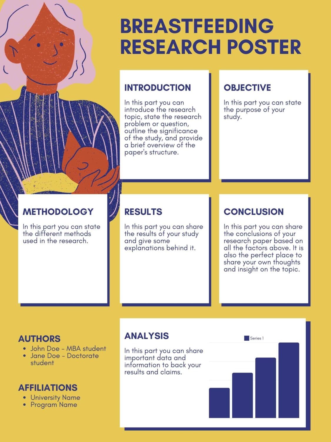 Simple Breastfeeding Research Poster - slide 2