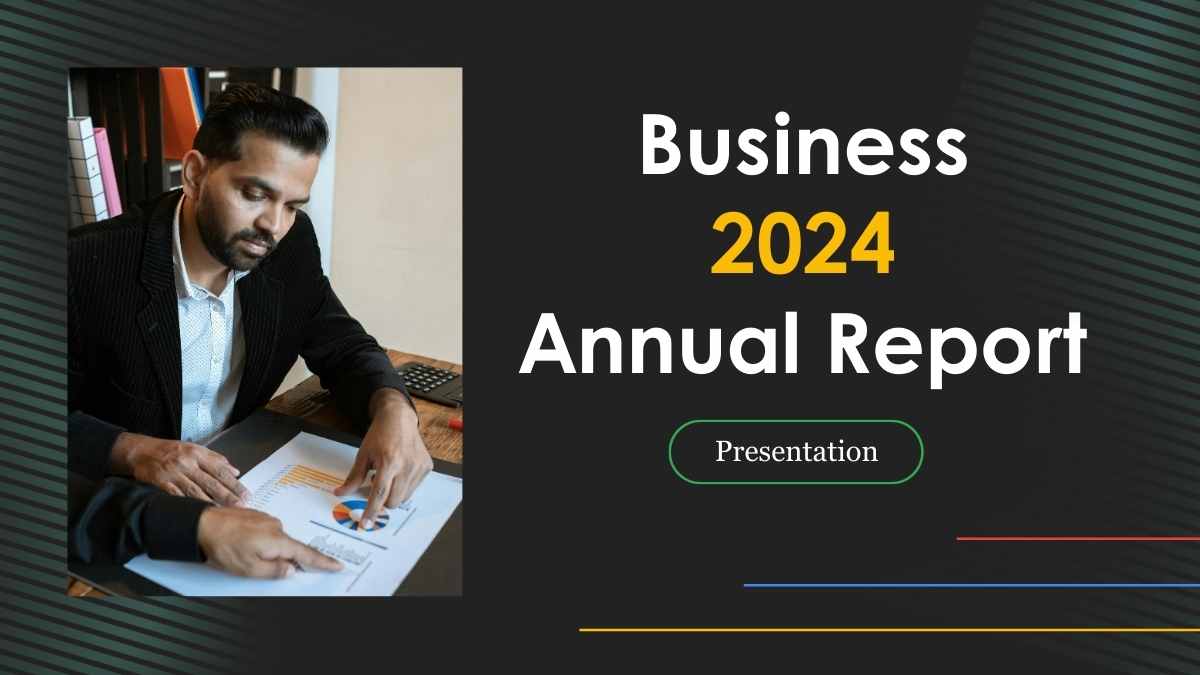 Simple Business 2024 Annual Report Slides - slide 1