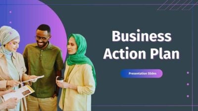 Simple Business Action Plan Slides