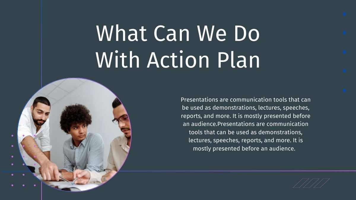 Simple Business Action Plan Slides - slide 13